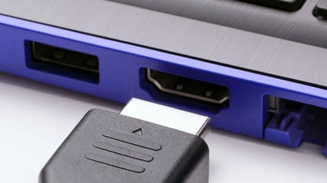 Laptop HDMI port