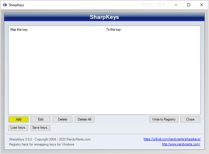 sharpkeys 3.9.2